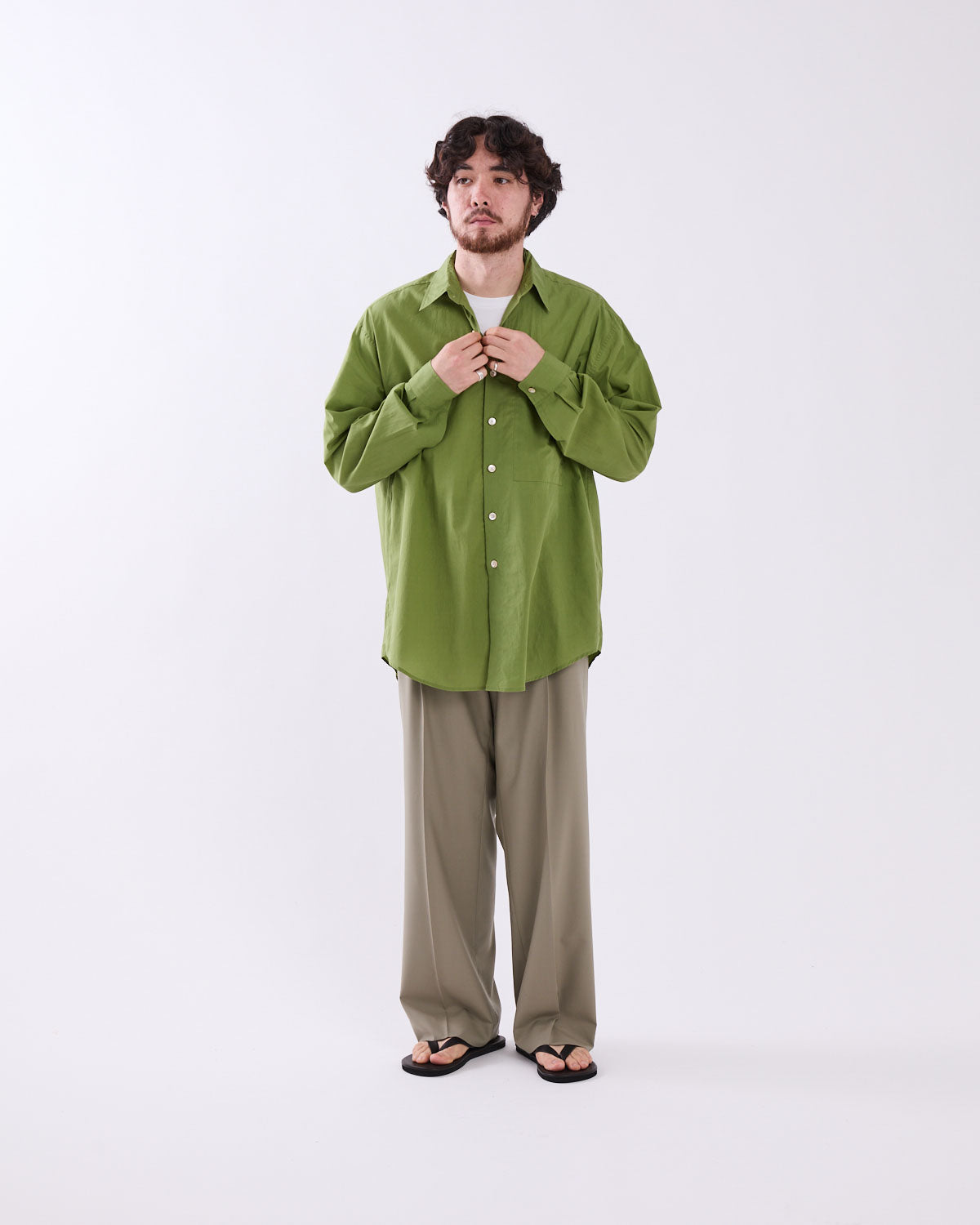 ULTRA FINE TROPICAL WOOL TWO-TUCK SLACKS – COVERCHORD