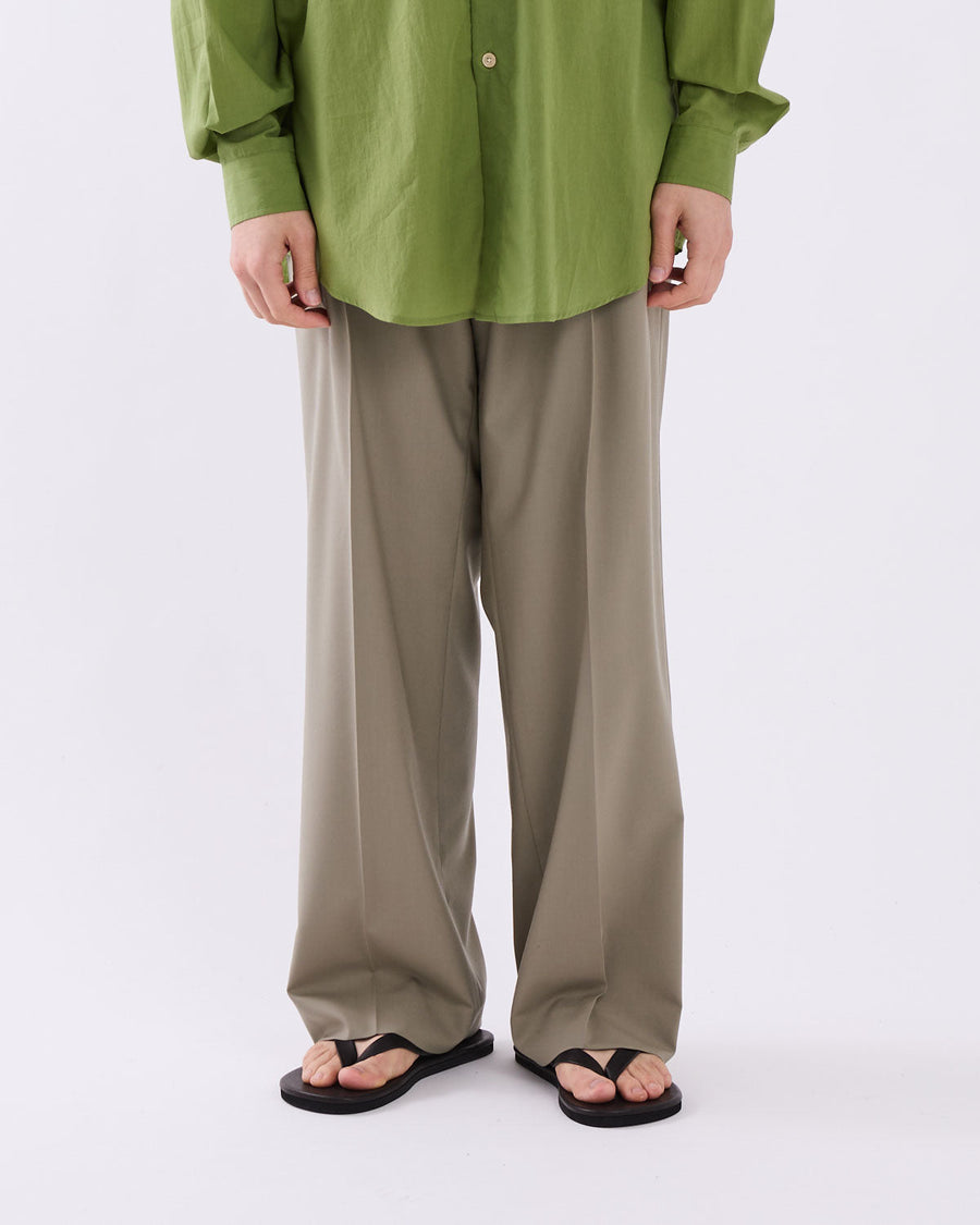 ULTRA FINE TROPICAL WOOL TWO-TUCK SLACKS – COVERCHORD
