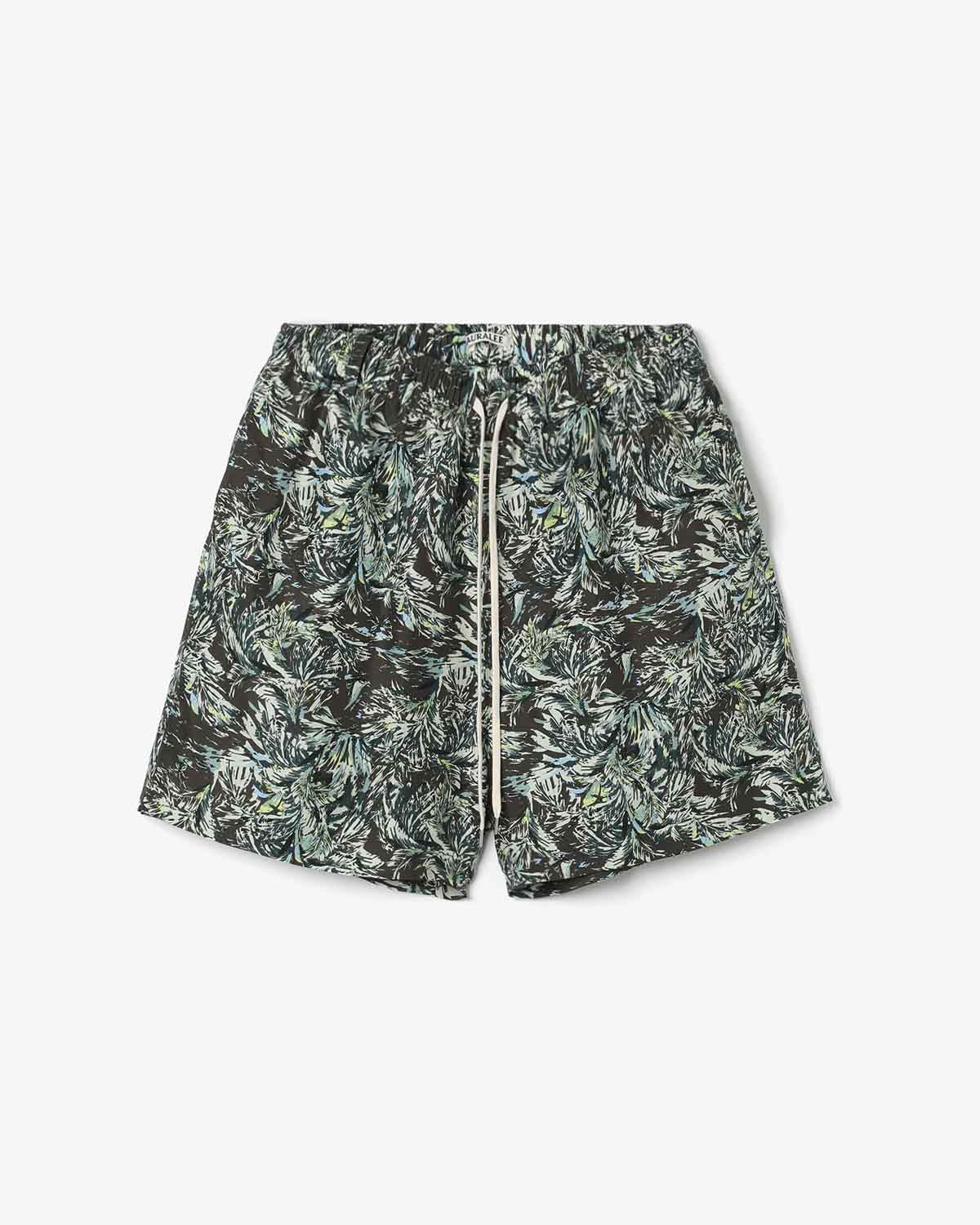 PRINTED AIRY SILK SHORTS