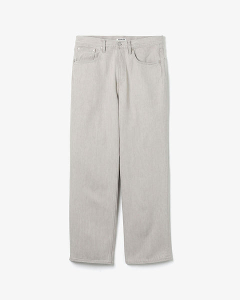 FADED HARD TWIST BROWN DENIM 5P PANTS – COVERCHORD