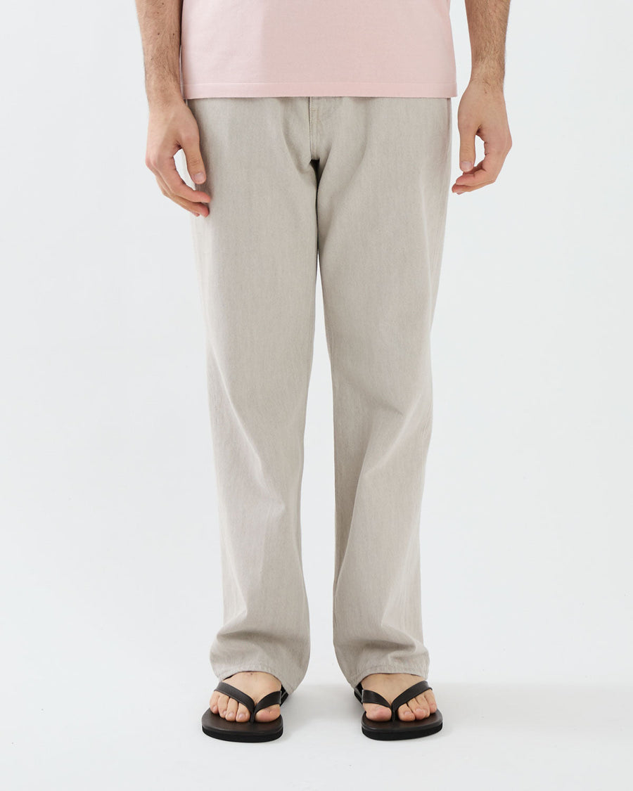 FADED HARD TWIST BROWN DENIM 5P PANTS – COVERCHORD