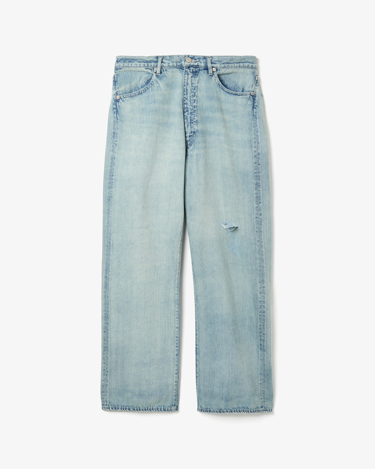 FADED SELVEDGE LIGHT DENIM PANTS