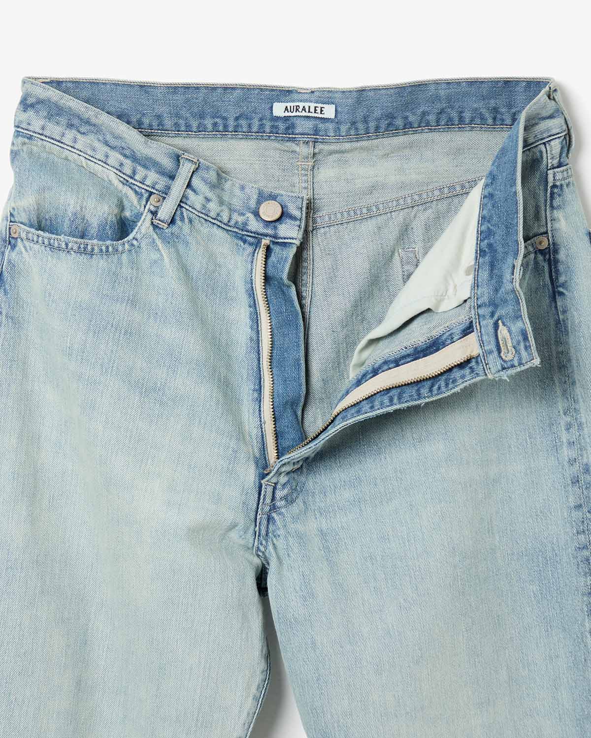 FADED SELVEDGE LIGHT DENIM PANTS