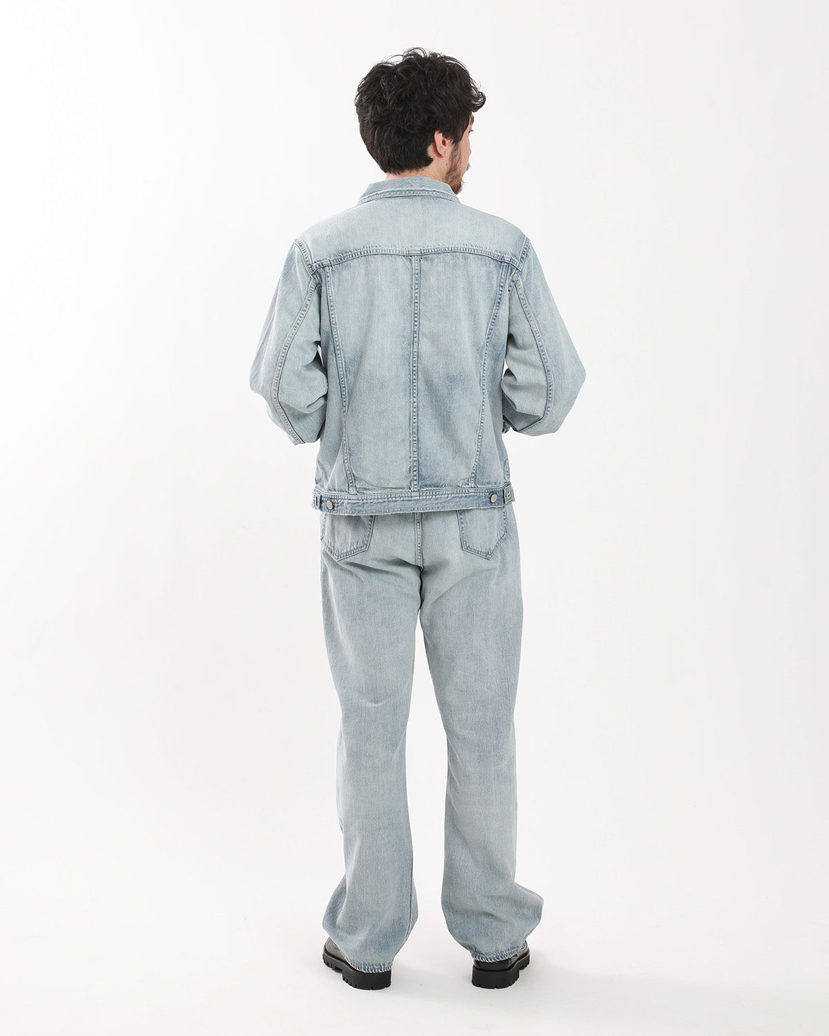 FADED SELVEDGE LIGHT DENIM PANTS