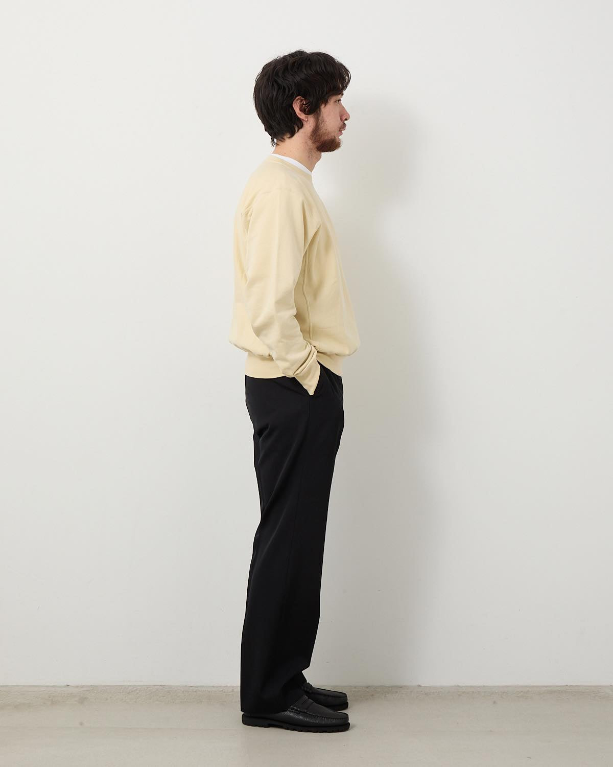 LIGHT WOOL MAX GABARDINE SLACKS