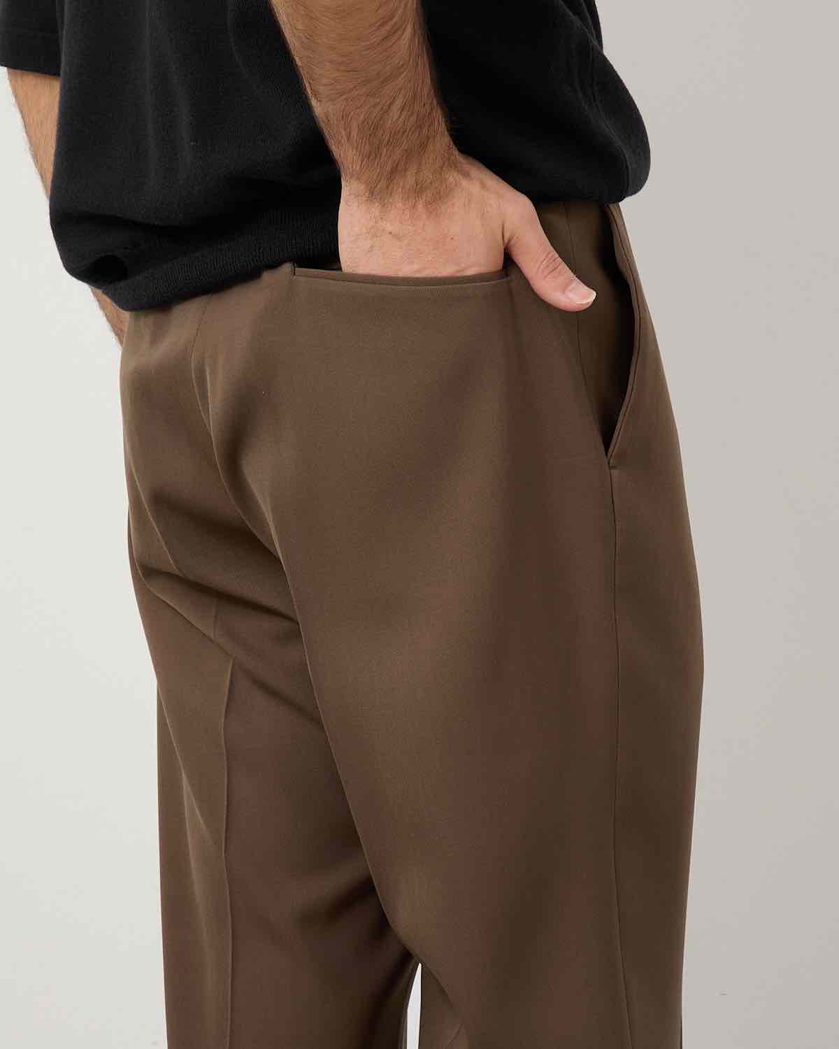 LIGHT WOOL MAX GABARDINE SLACKS