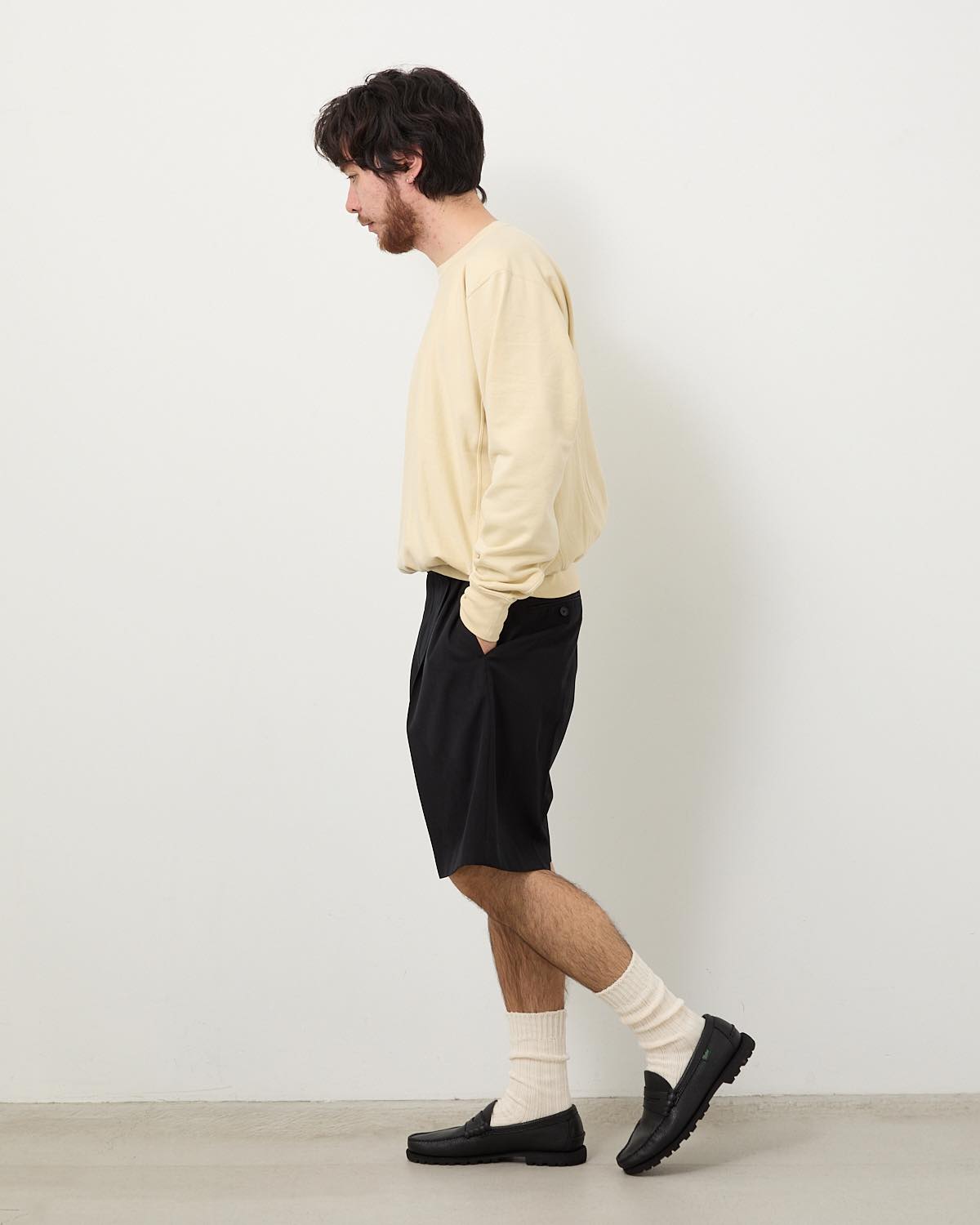 LIGHT WOOL MAX GABARDINE SHORTS