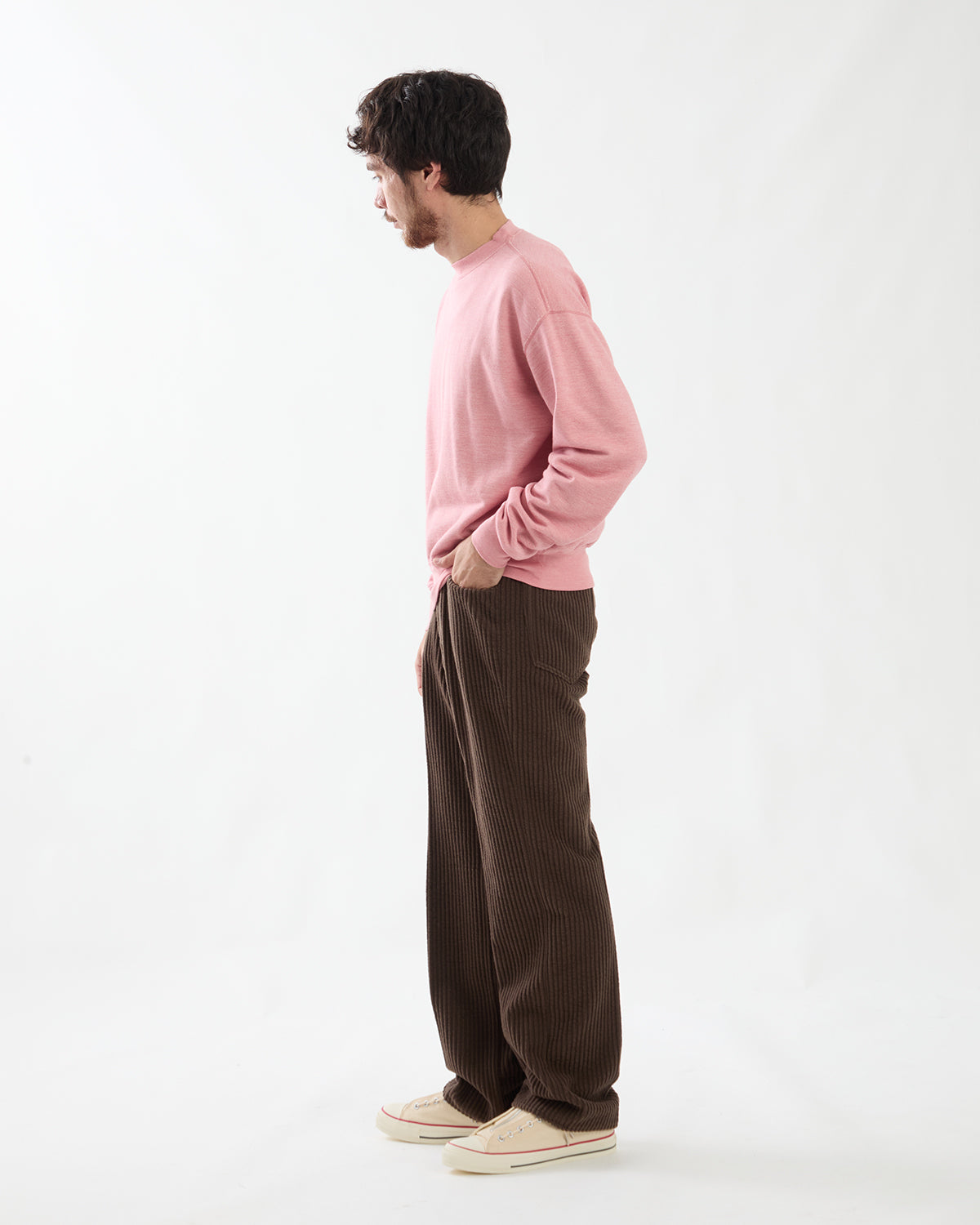 WOOL CASHMERE CORDUROY 5P PANTS