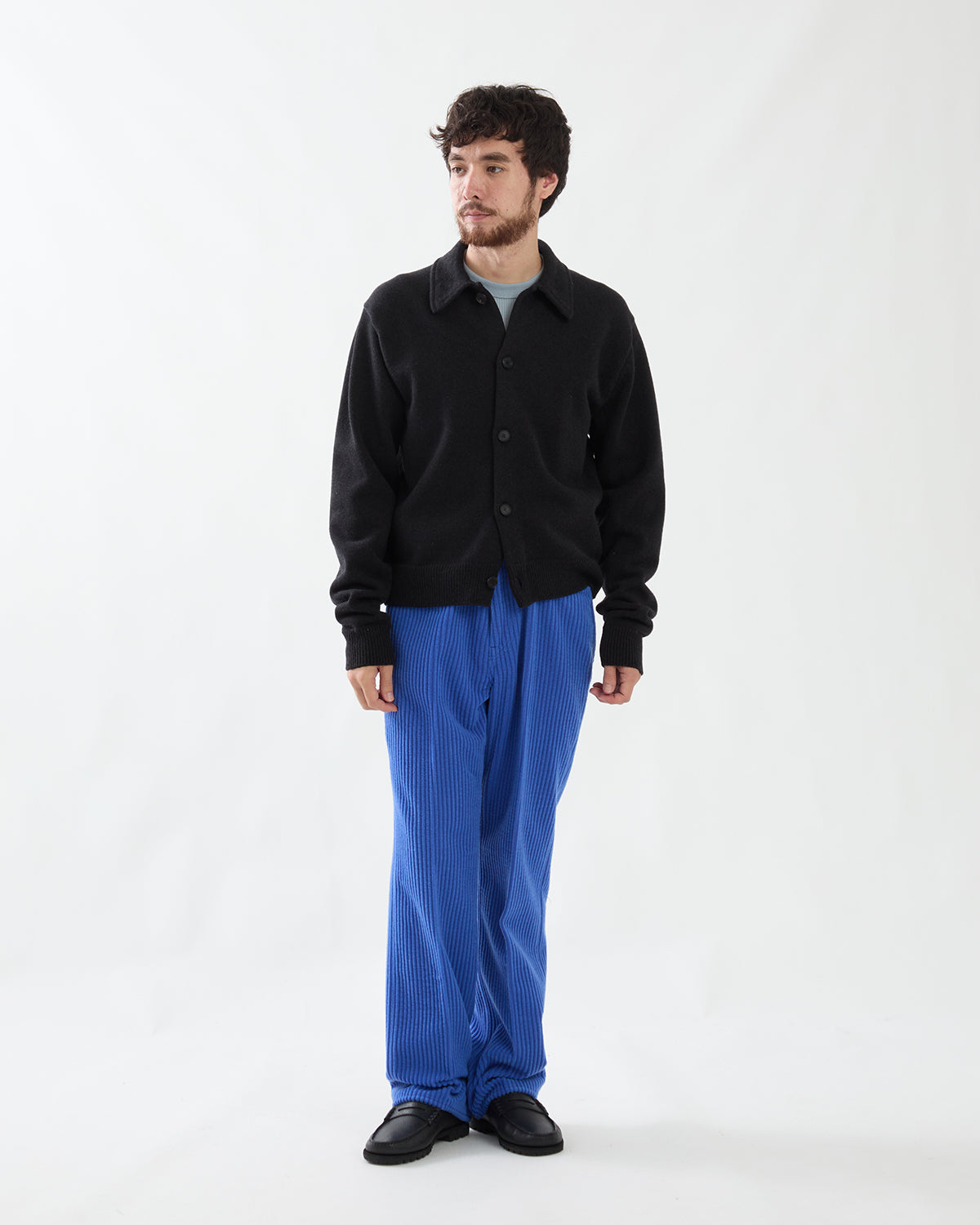 WOOL CASHMERE CORDUROY 5P PANTS