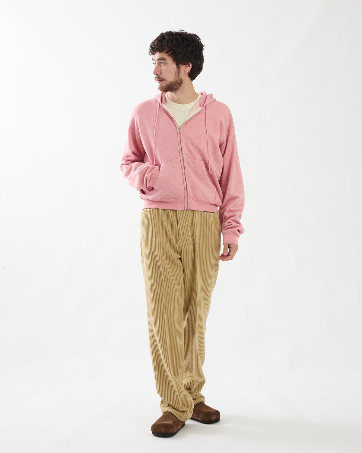 WOOL CASHMERE CORDUROY 5P PANTS