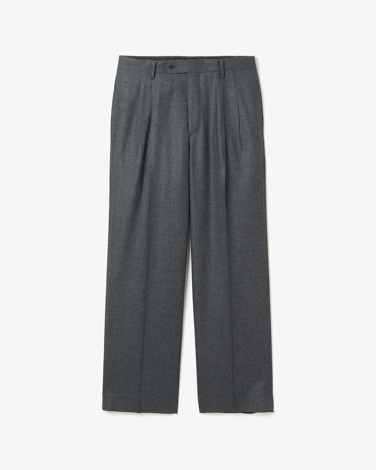 SUPER LIGHT WOOL TWO-TUCK SLACKS