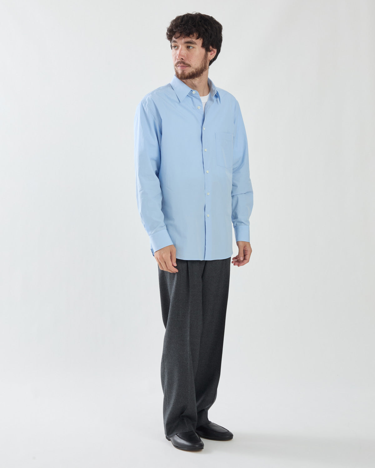 SUPER LIGHT WOOL TWO-TUCK SLACKS – COVERCHORD