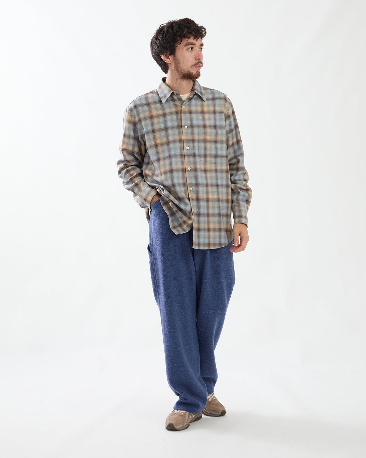HOMESPUN TWEED PAINTER PANTS