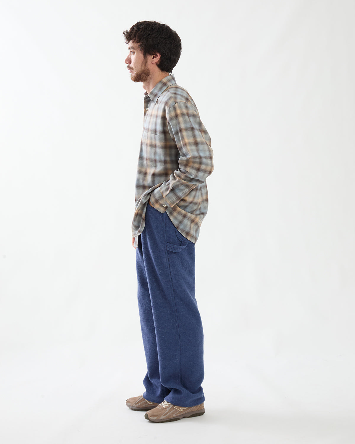 HOMESPUN TWEED PAINTER PANTS