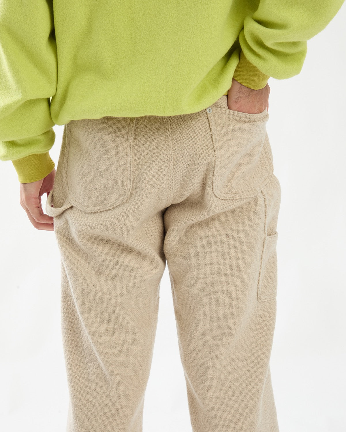 HOMESPUN TWEED PAINTER PANTS