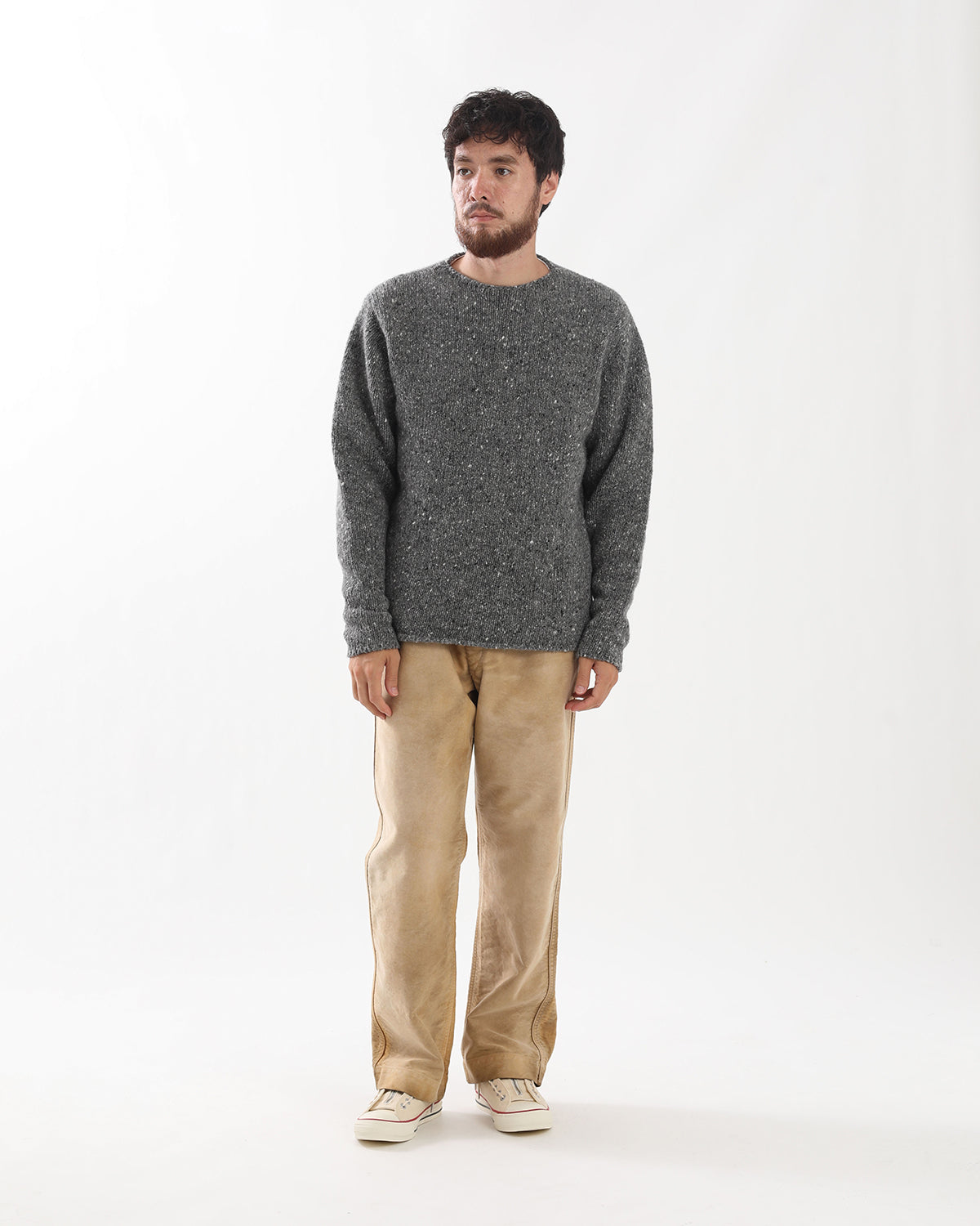 GARMENT-DYED ORGANIC COTTON HEAVY MOLESKIN PANTS
