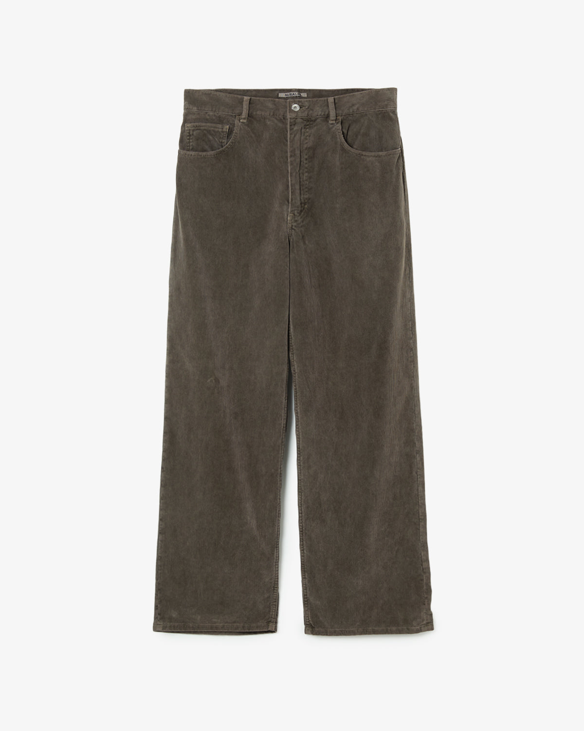 GARMENT-DYED FINX CORDUROY 5P WIDE PANTS