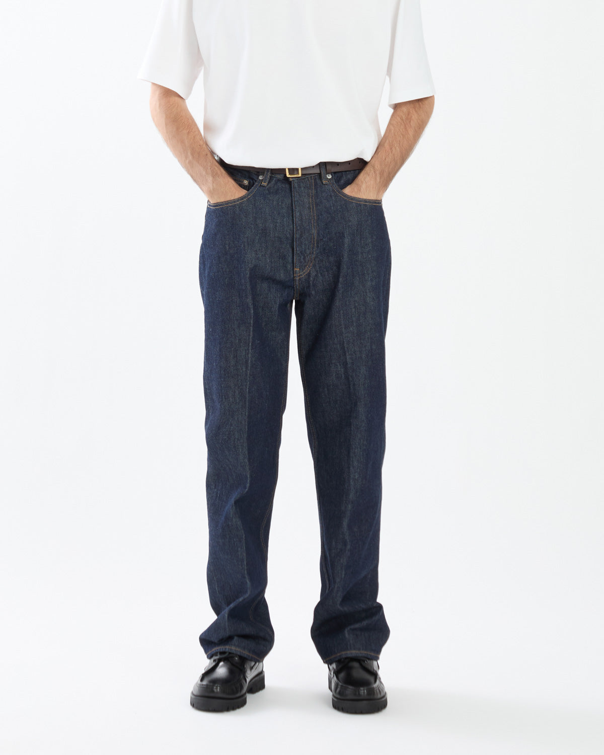 HARD TWIST DENIM 5P PANTS