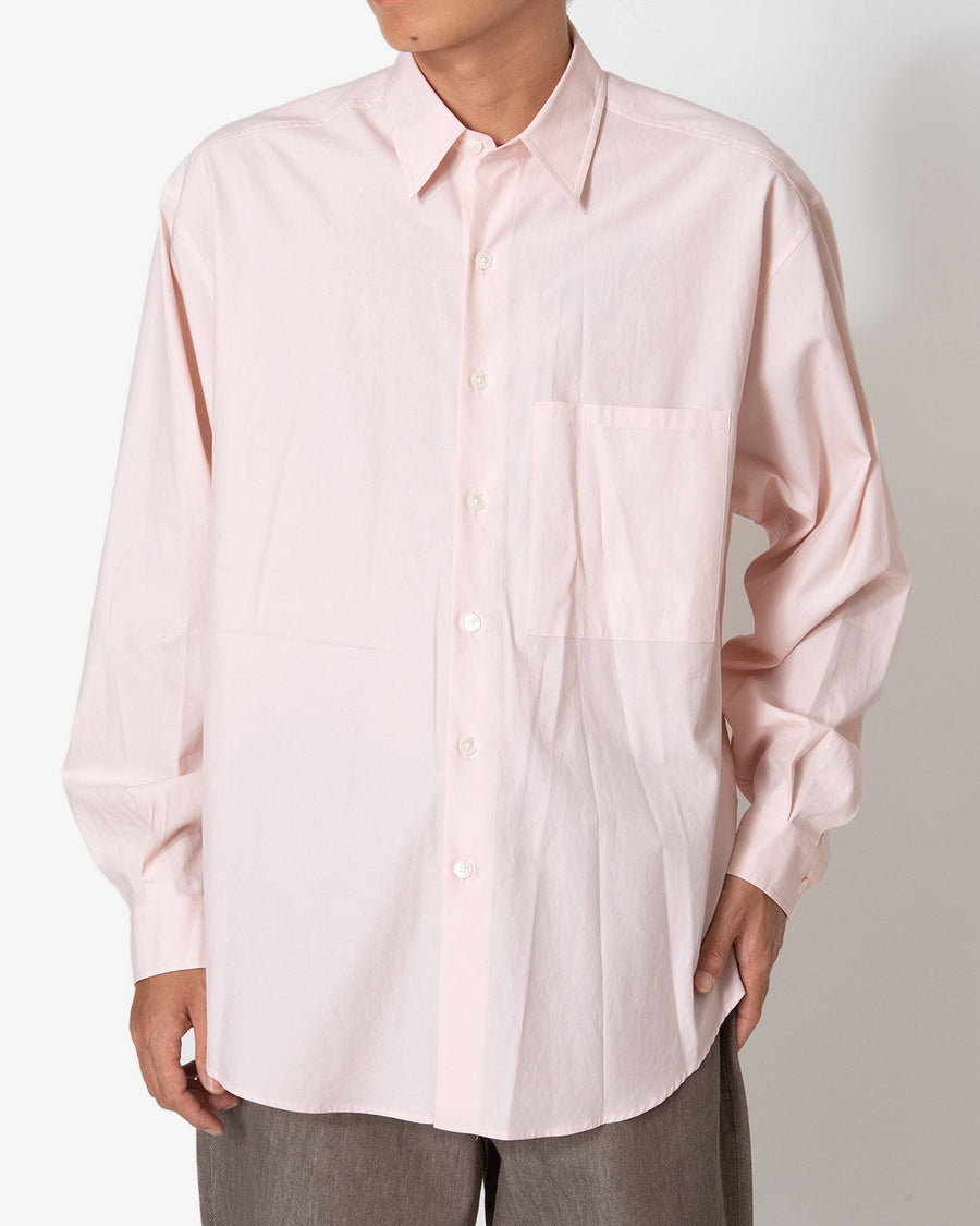 WASHED FINX TWILL BIG SHIRT