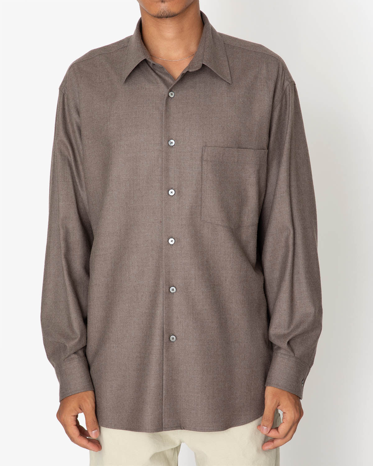 SUPER LIGHT WOOL SHIRT