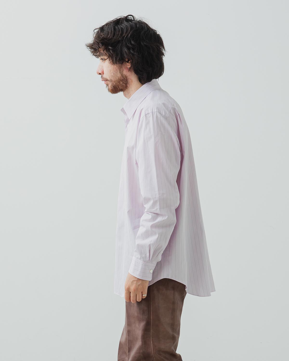 SUVIN HIGH COUNT CLOTH STRIPE SHIRT