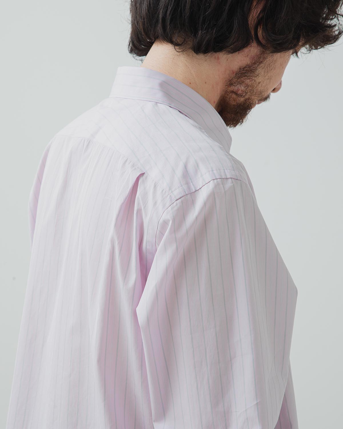 SUVIN HIGH COUNT CLOTH STRIPE SHIRT