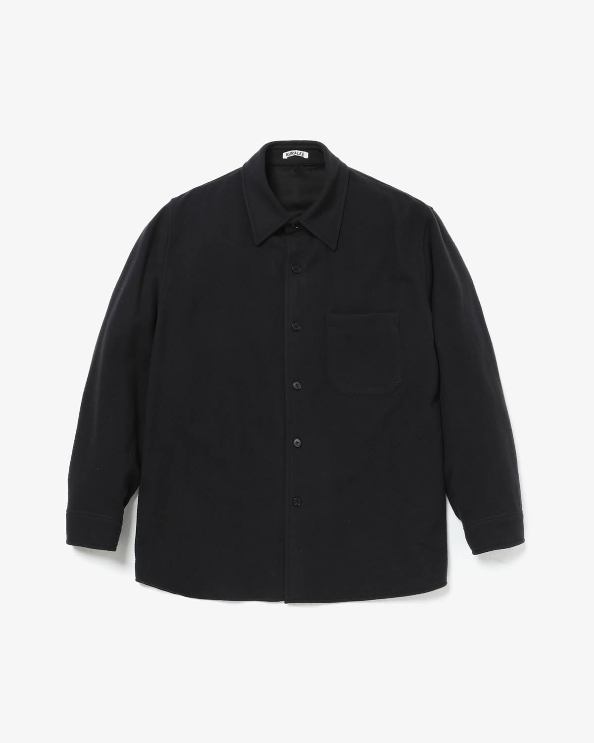 BRUSHED SUPER FINE WOOL FLANNEL SHIRT