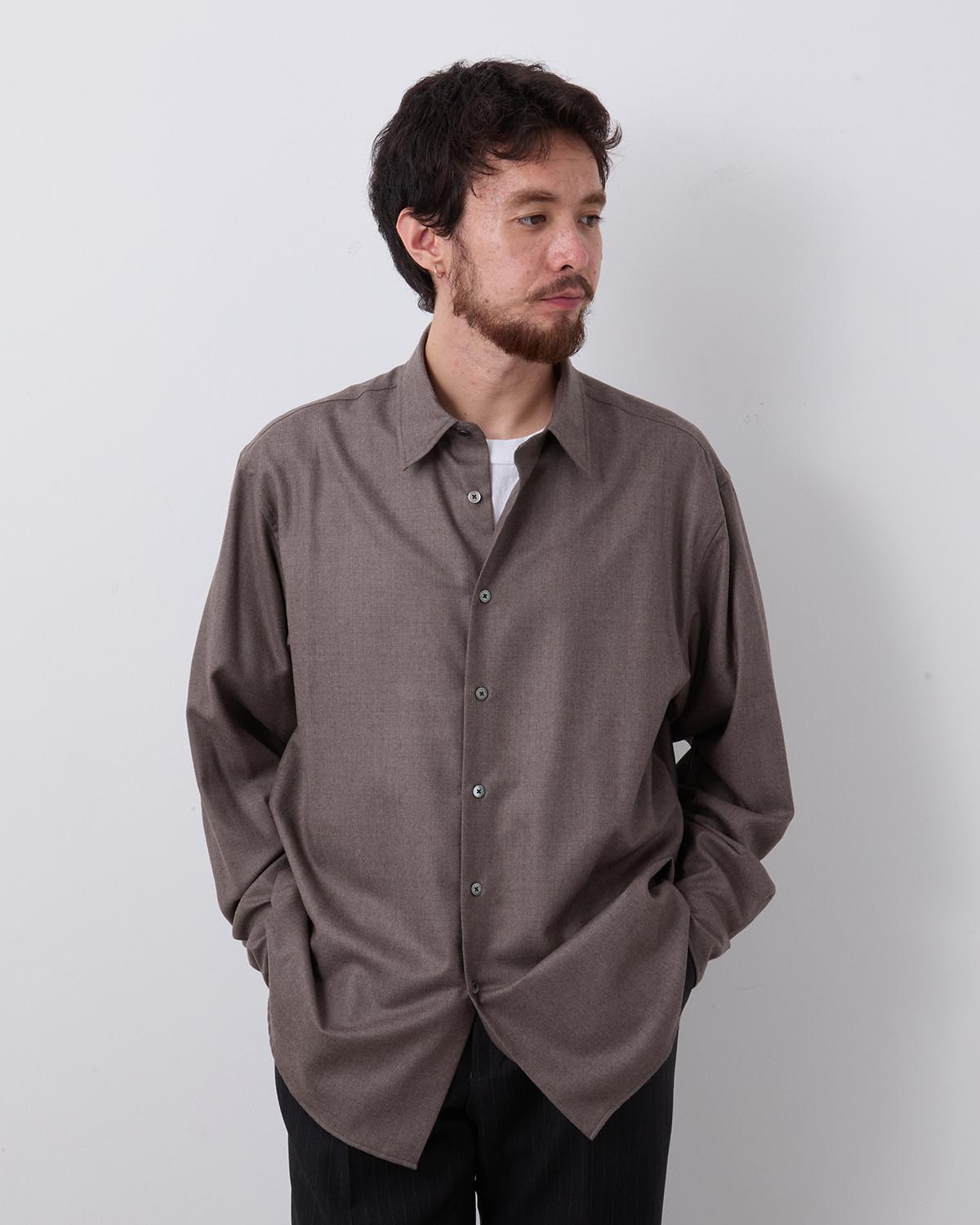 SUPER LIGHT WOOL SHIRT
