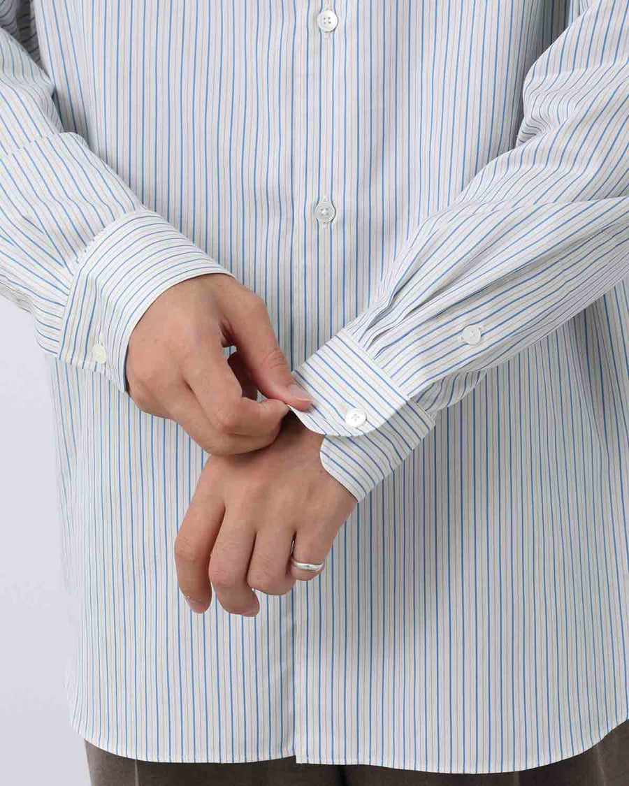 COTTON SILK STRIPE SHIRT – COVERCHORD
