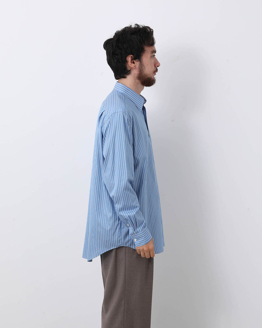 トップス AURALEE 25AW COTTON SILK STRIPE SHIRT 3 COTTON SILK STRIPE SHIRT – COVERCHORD
