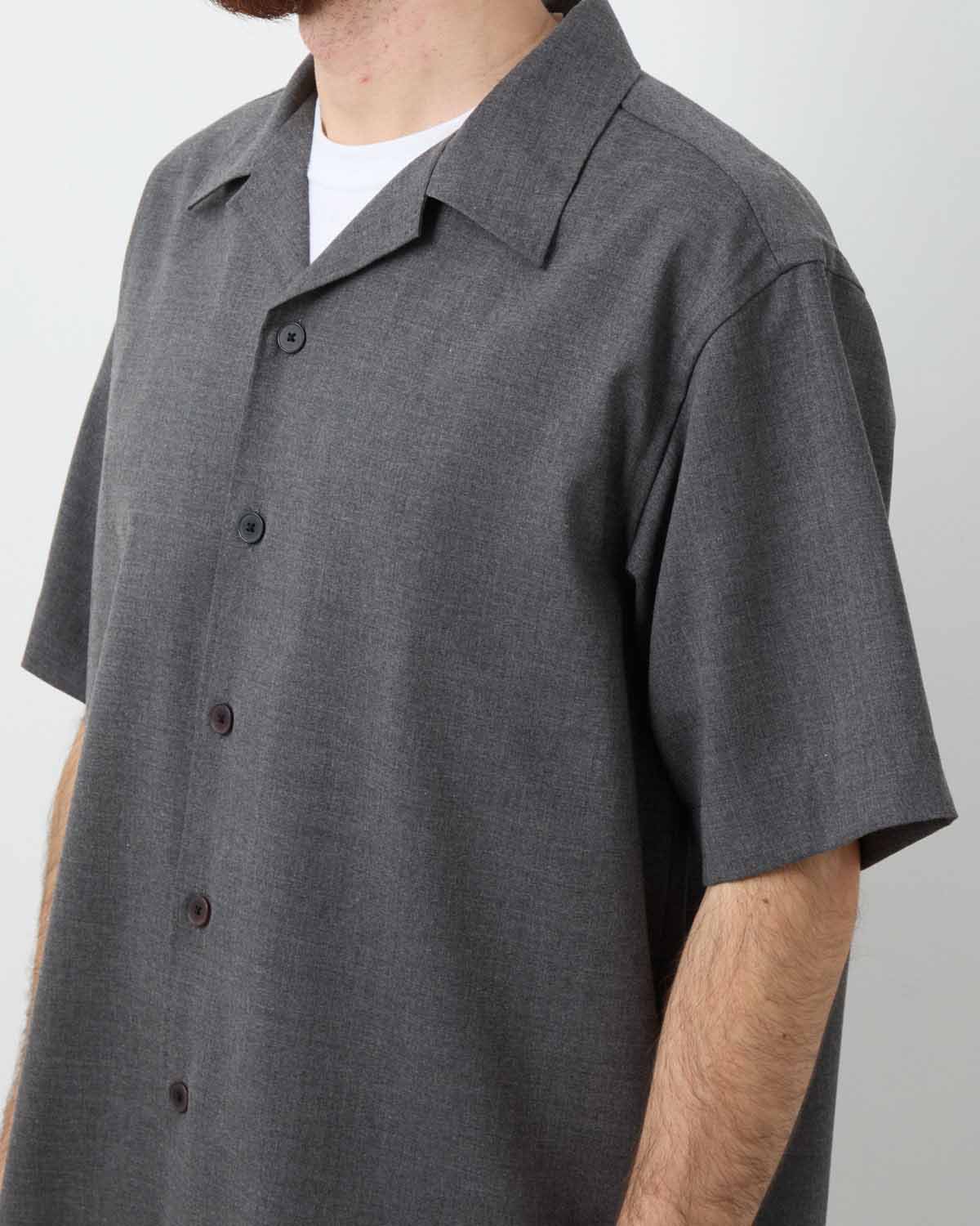 SUMMER TWIST CASHMERE PORA HALF-SLEEVED SHIRT