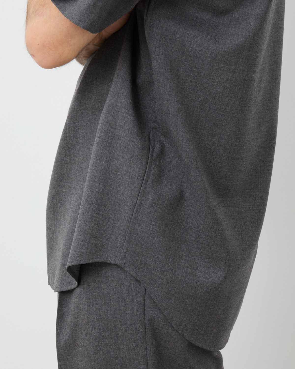 SUMMER TWIST CASHMERE PORA HALF-SLEEVED SHIRT