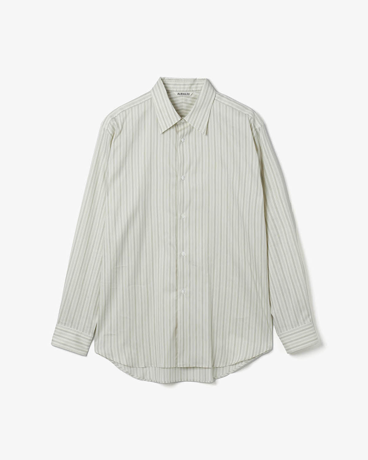 COTTON SILK STRIPE SHIRT