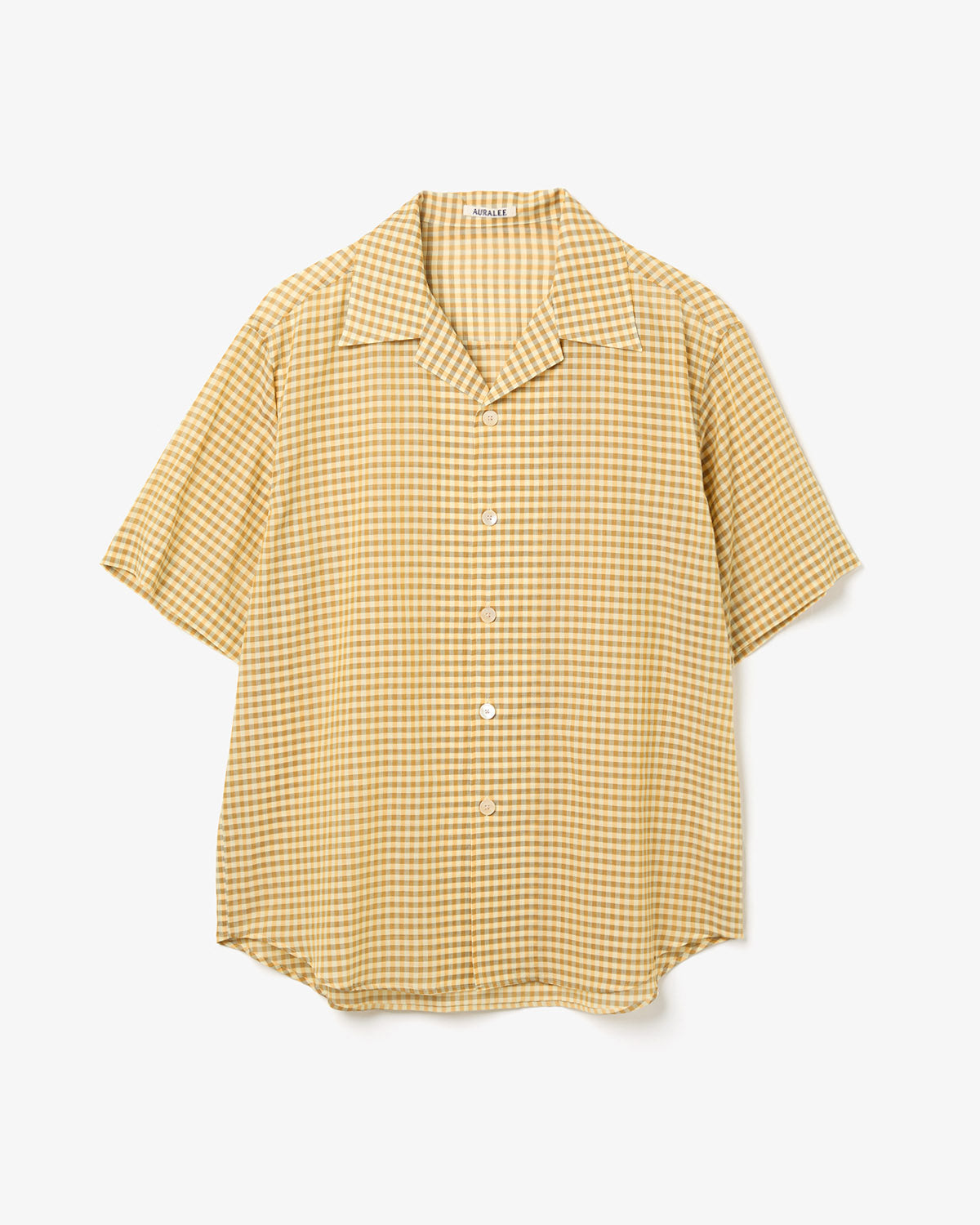 AIRY LIGHT COTTON CHECK HALF SLEEVED SHIRT