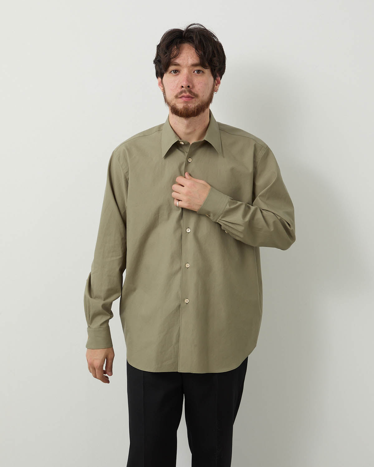 WASHED FINX TWILL SHIRT