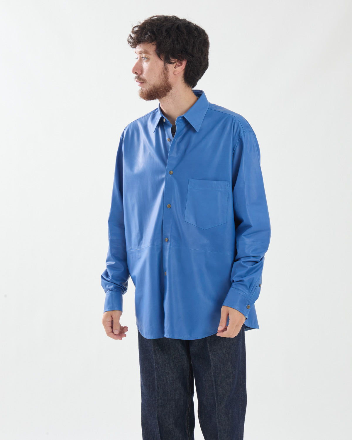 FINE CALF LEATHER SHIRT