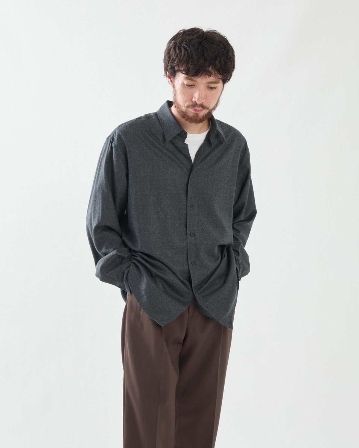 SUPER LIGHT WOOL SHIRT