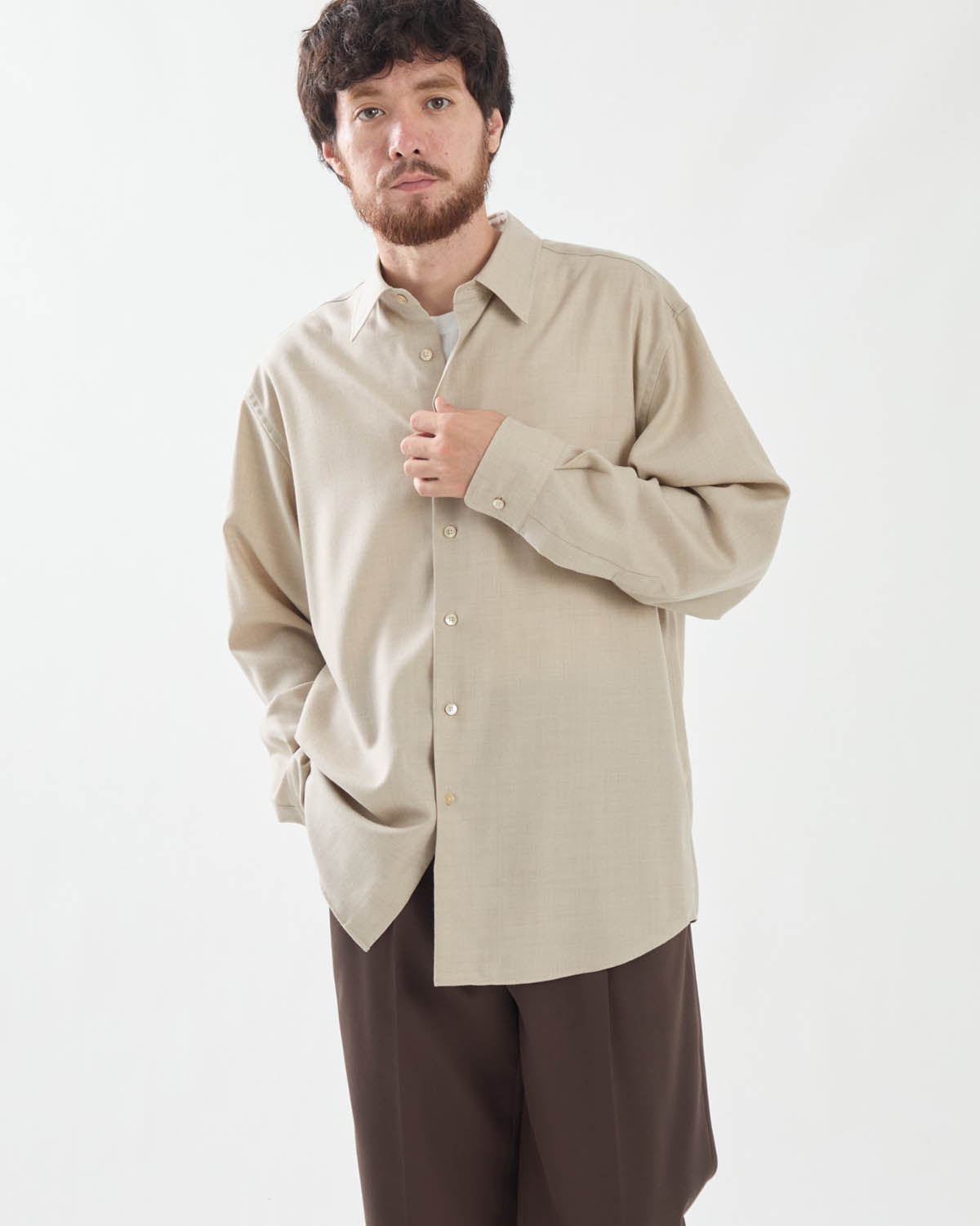 SUPER LIGHT WOOL SHIRT