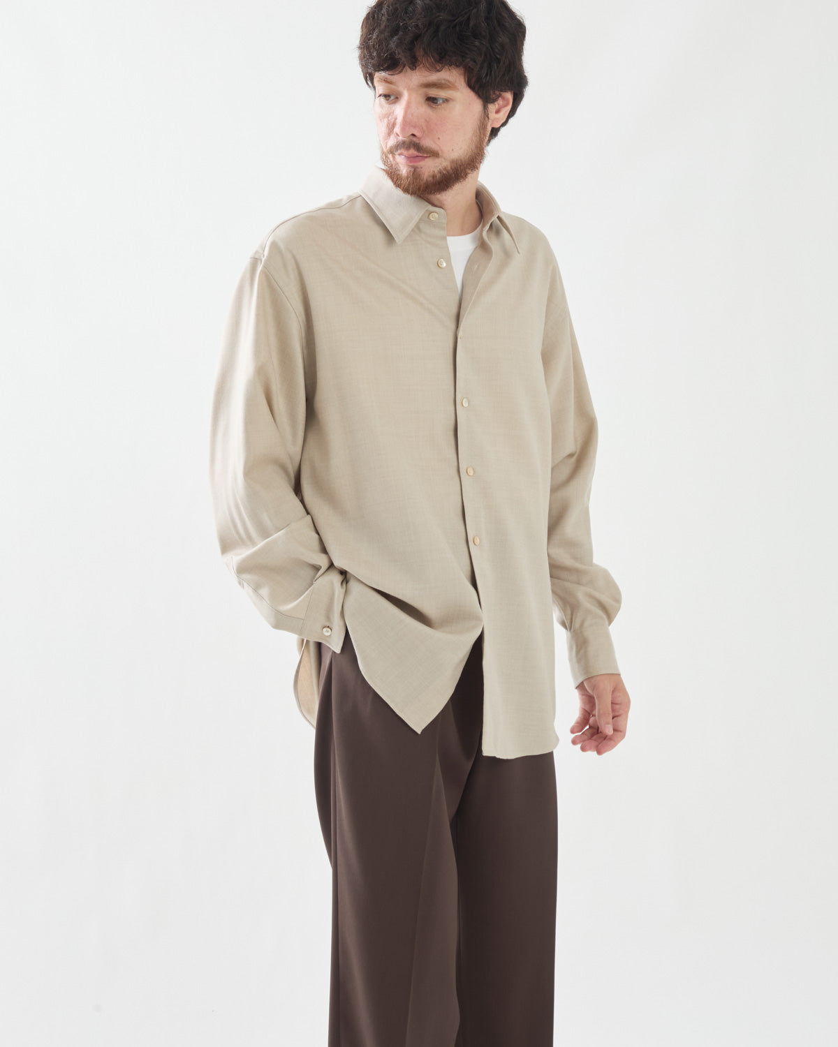 SUPER LIGHT WOOL SHIRT