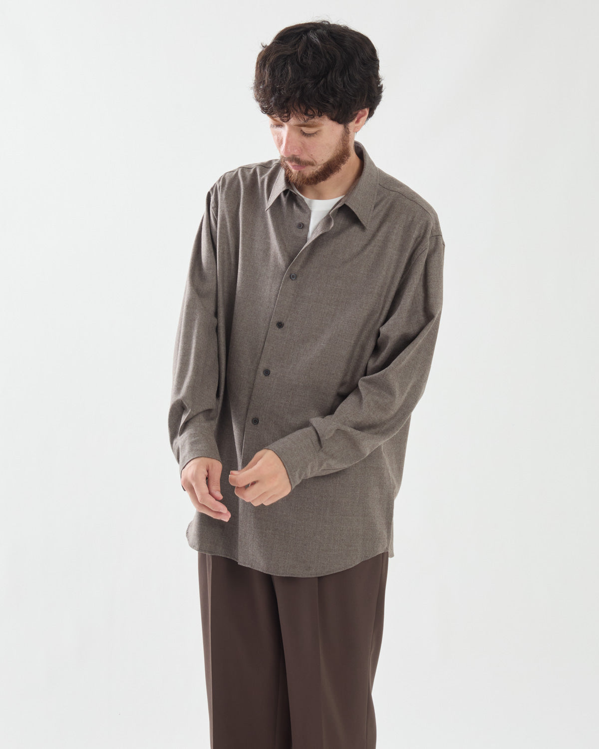 SUPER LIGHT WOOL SHIRT