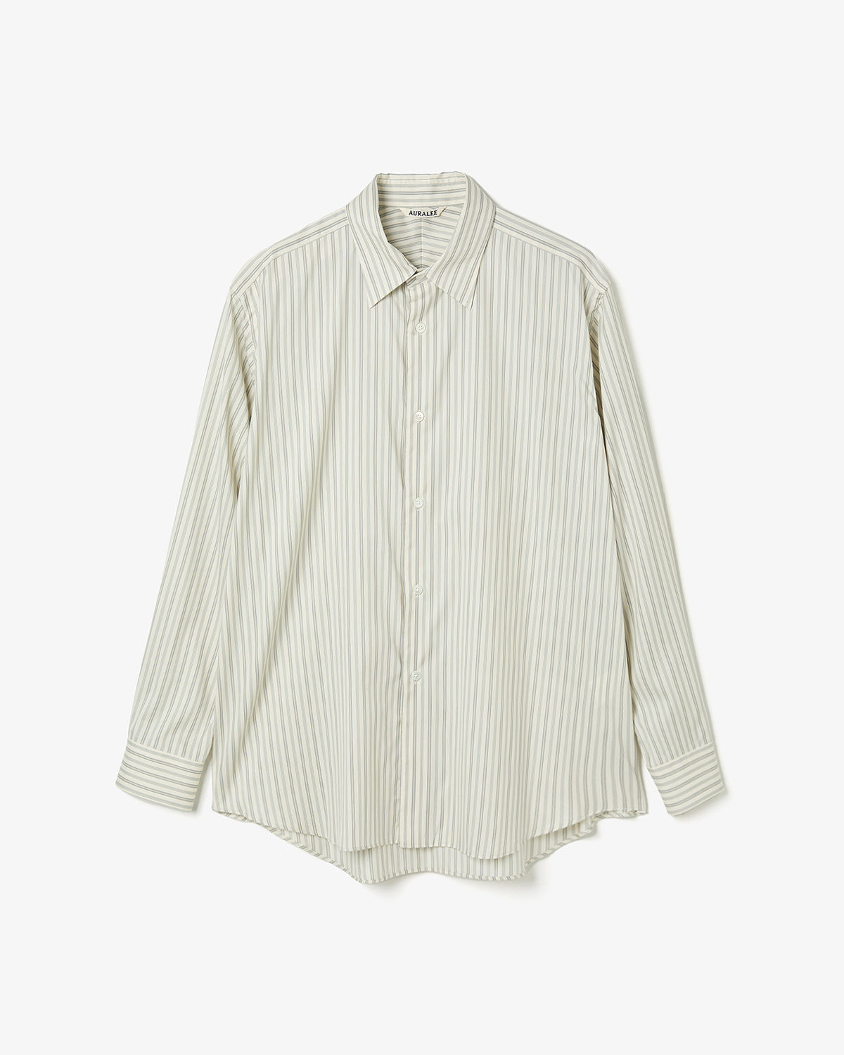 COTTON SILK STRIPE SHIRT