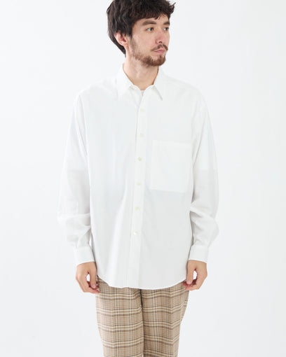WASHED FINX TWILL BIG SHIRT