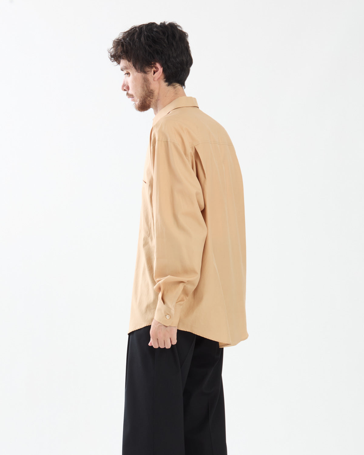 WASHED FINX TWILL BIG SHIRT