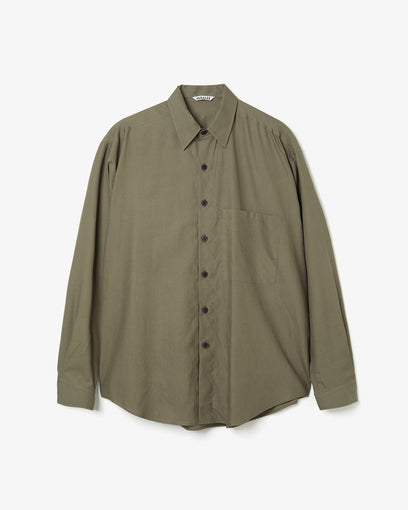 WASHED FINX TWILL BIG SHIRT