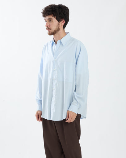 WASHED FINX TWILL BIG SHIRT