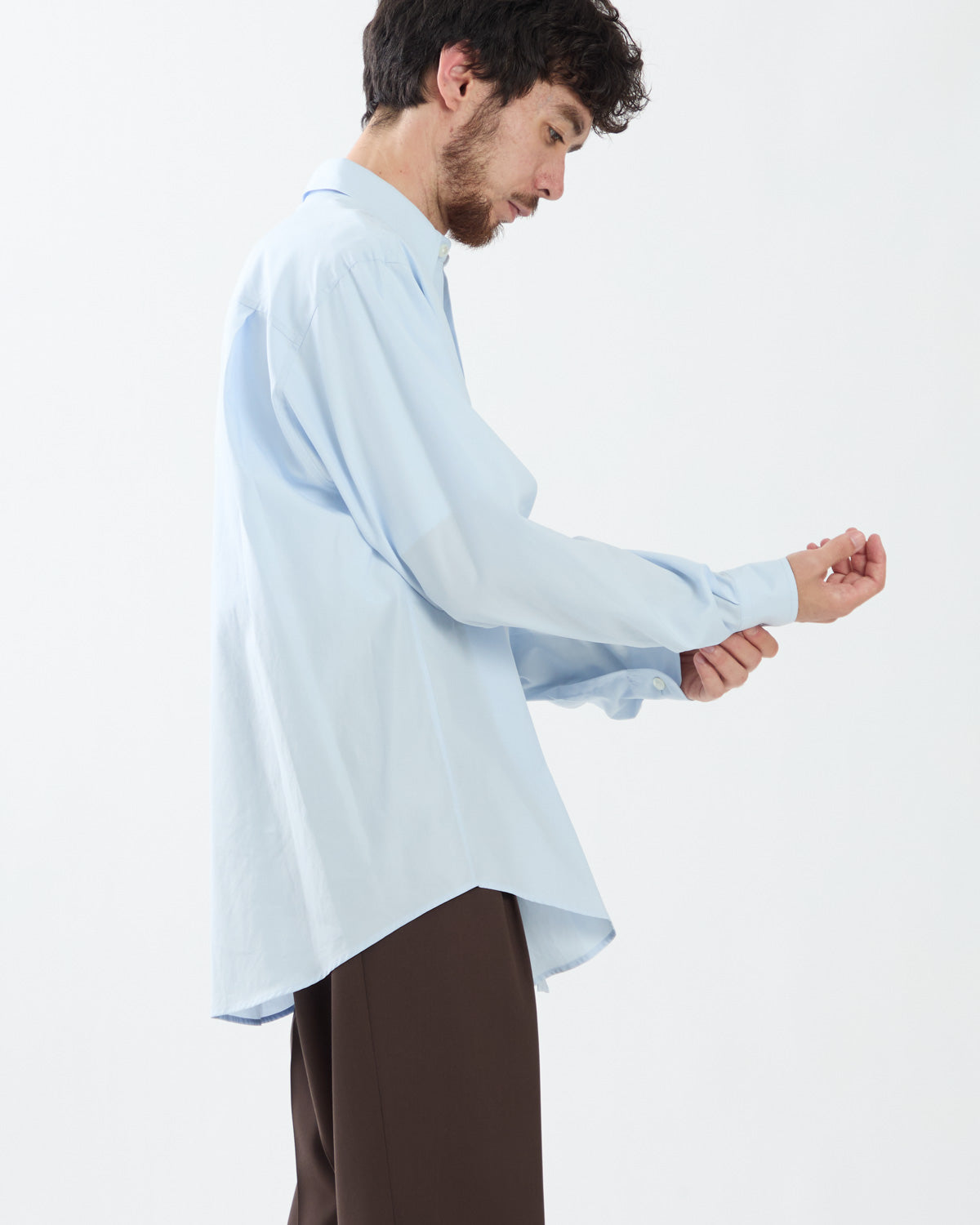 WASHED FINX TWILL BIG SHIRT