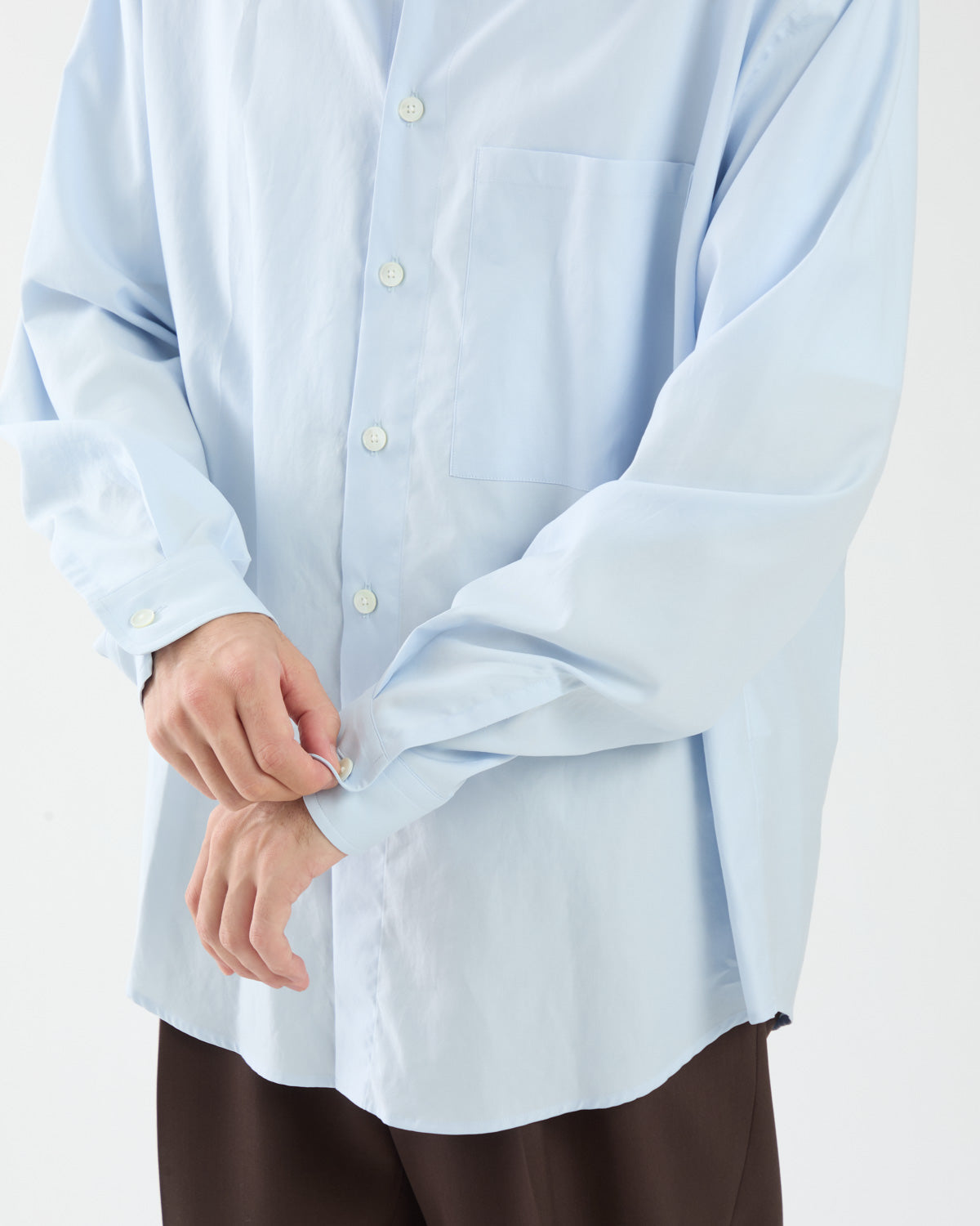 WASHED FINX TWILL BIG SHIRT