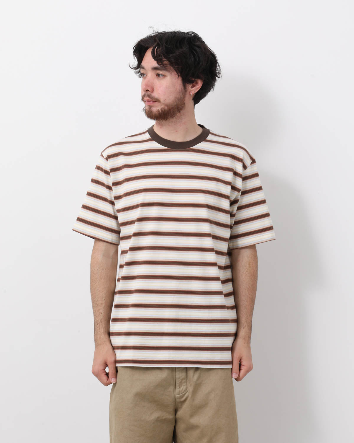 GRADIENT STRIPE JERSEY TEE