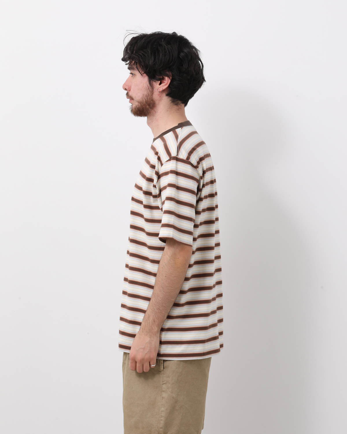GRADIENT STRIPE JERSEY TEE
