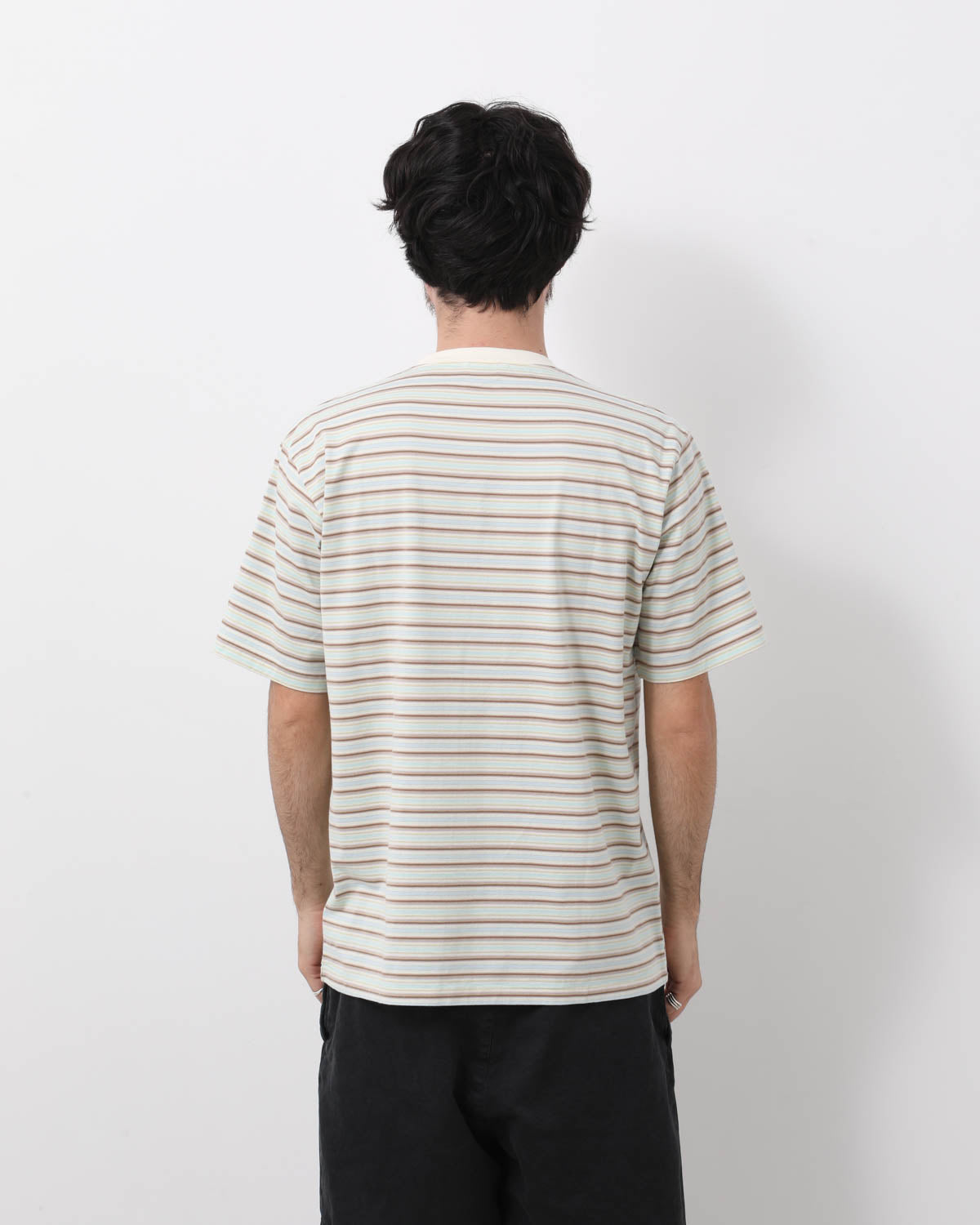 GRADIENT STRIPE JERSEY TEE